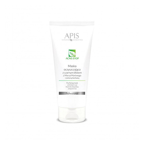 APIS Acne-Stop maska oczyszczająca z czarnym błotem 200ml (1)