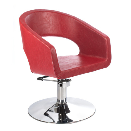 Fotel fryzjerski Paolo BH-8821 czerwony (1)