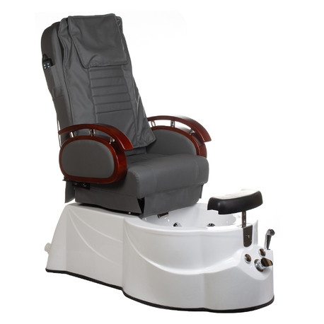 Fotel do pedicure z masażem BR-3820D Szary (1)