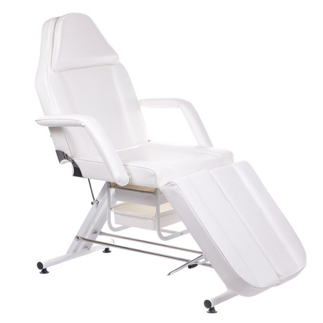 Fotel kosmetyczny z kuwetami BW-263 biały (1)
