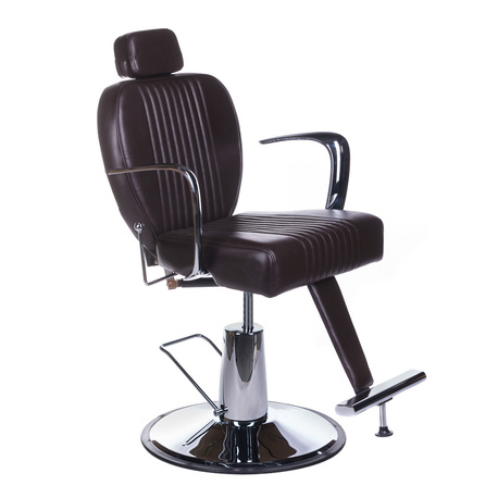Fotel barberski OLAF BH-3273 Brązowy (1)