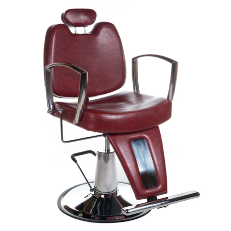Fotel barberski HOMER II BH-31275 Czerwony (1)