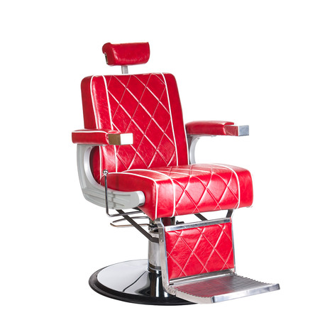 Fotel barberski ODYS BH-31825M Czerwony (1)