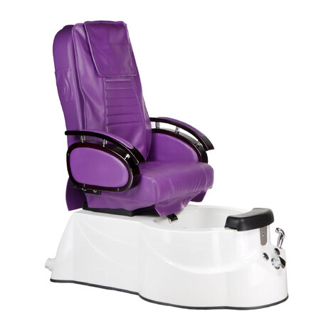 Fotel do pedicure z masażem BR-3820D Fioletowy (1)