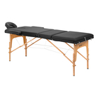 Stół składany do masażu wood Komfort Activ Fizjo Lux 3 segmentowy 190x70 czarny (1)