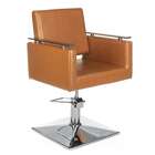 Fotel fryzjerski MILO BH-6333 jasno brązowy (1)