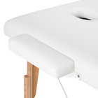 Stół składany do masażu wood Komfort Activ Fizjo Lux 3 segmentowy 190x70 biały (6)