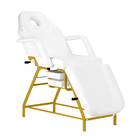 Fotel kosmetyczny 557G z kuwetami złoto biały (2)