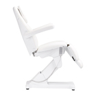 Fotel kosmetyczny elektryczny Sillon Basic 3 siln. biały (8)