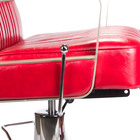 Fotel barberski HOMER BH-31237 Czerwony (5)