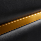 Gabbiano fotel fryzjerski Toledo złoto czarny (8)