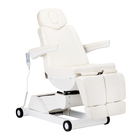 Fotel kosmetyczny elektryczny obrotowy Azzurro 873 pedi biały (1)