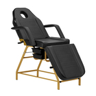 Fotel kosmetyczny 557G z kuwetami złoto czarny (3)