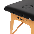 Stół składany do masażu wood Komfort Activ Fizjo Lux 3 segmentowy 190x70 czarny (5)