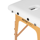 Stół składany do masażu wood Komfort Activ Fizjo Lux 3 segmentowy 190x70 biały (5)