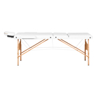 Stół składany do masażu wood Komfort Activ Fizjo Lux 3 segmentowy 190x70 biały (2)