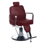 Fotel barberski HOMER BH-31237 Wiśniowy (1)