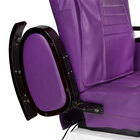 Fotel do pedicure z masażem BR-3820D Fioletowy (3)
