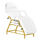 Fotel kosmetyczny 557G z kuwetami złoto biały (1)