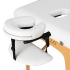 Stół składany do masażu wood Komfort Activ Fizjo Lux 3 segmentowy 190x70 biały (4)