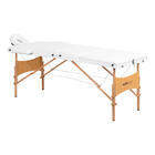 Stół składany do masażu wood Komfort Activ Fizjo Lux 3 segmentowy 190x70 biały (1)