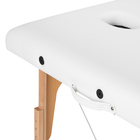 Stół składany do masażu wood Komfort Activ Fizjo Lux 3 segmentowy 190x70 biały (7)