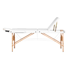Stół składany do masażu wood Komfort Activ Fizjo Lux 3 segmentowy 190x70 biały (3)