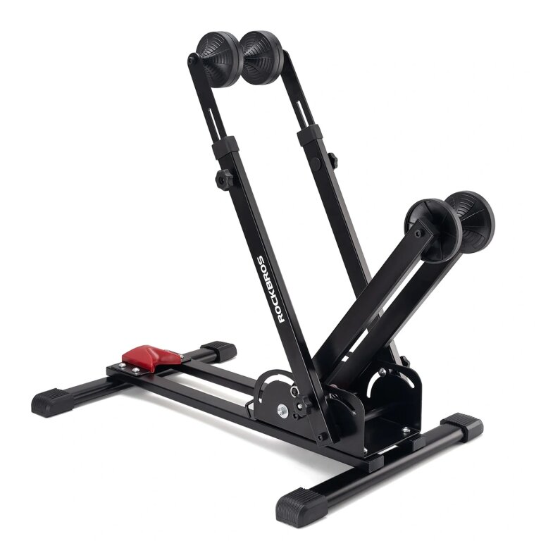 Stojak rowerowy serwisowy składany - czarny