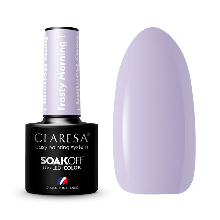 CLARESA Lakier hybrydowy Frosty Morning 1 -5g (1)