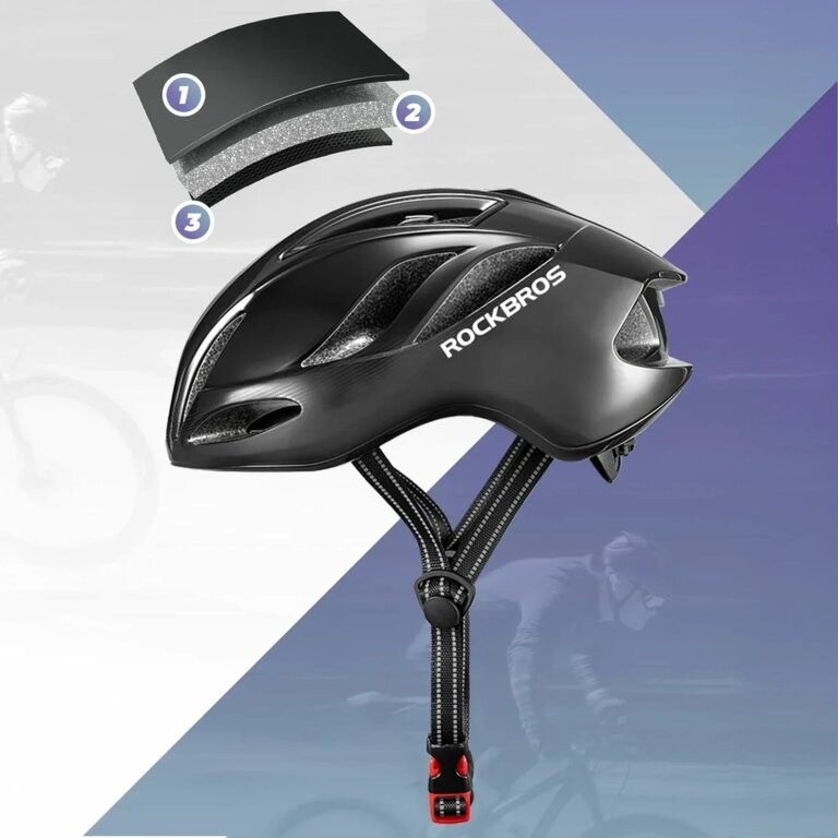 Kask rowerowy lekki 58-62 cm - tytanowy (3)