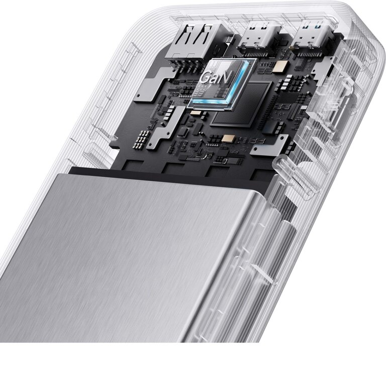 Powerbank 15000mAh USB-A USB-C 100W - szary (11)