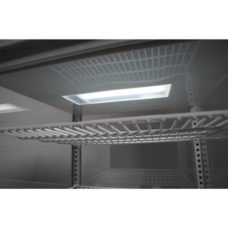Witryna chłodnicza cukiernicza na kółkach 5 półek 280L LED  - czarna (PO ZWROCIE) (5)