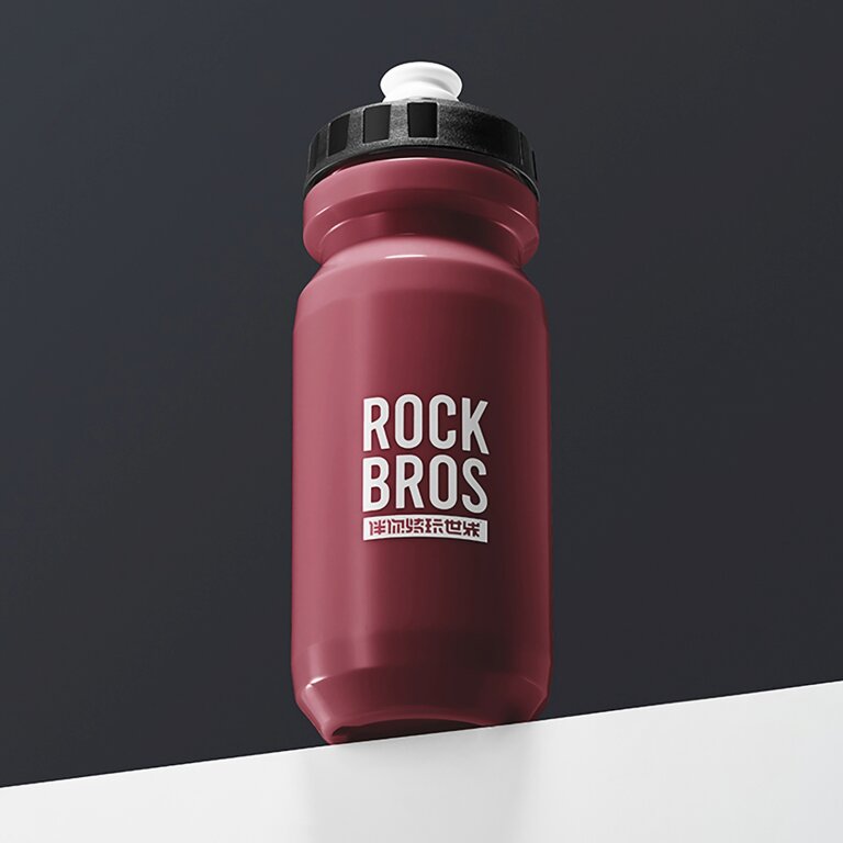 Bidon rowerowy butelka na wodę napoje 600 ml - czerwony (2)