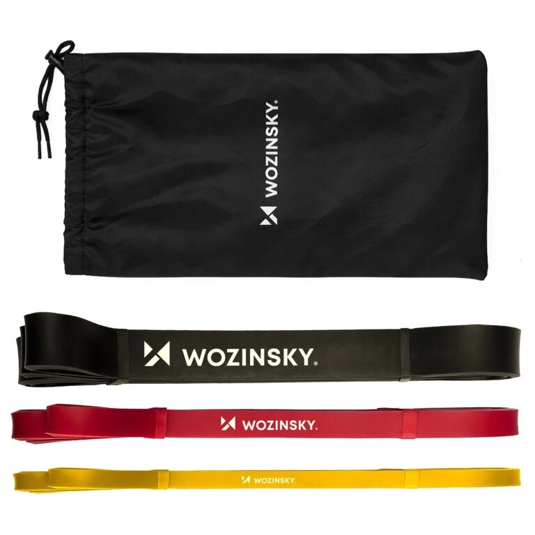 Gumy taśmy oporowe do ćwiczeń treningu fitness z lateksu - 3 szt. (2)