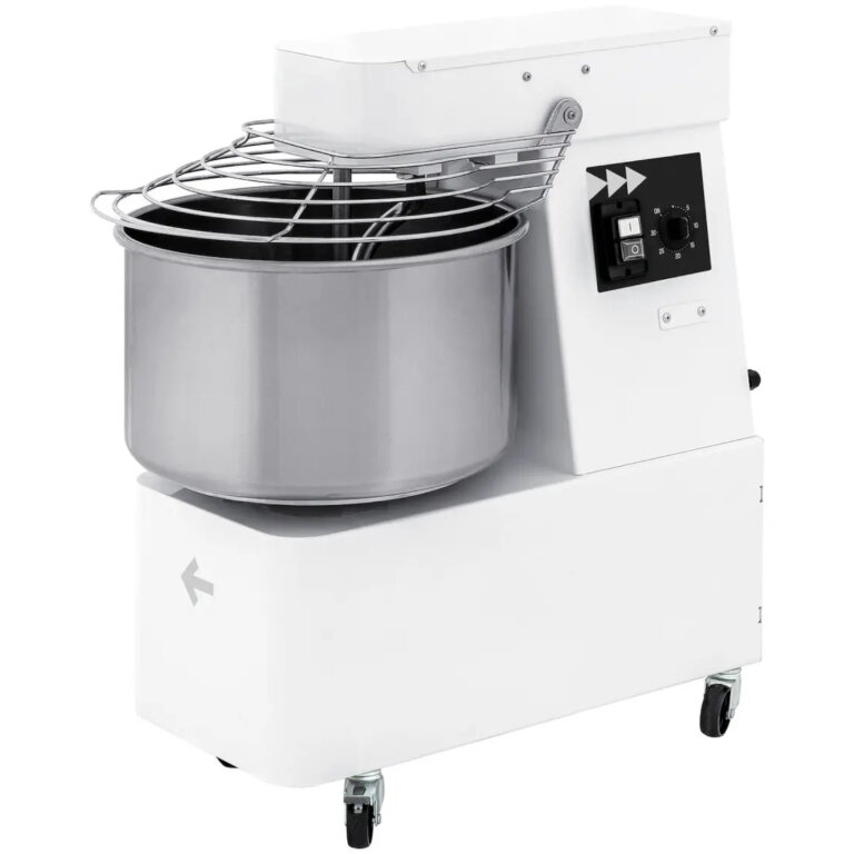 Miesiarka spiralna ze stałą dzieżą 2 prędkości 56 kg/h 22l 400 V 1100 W