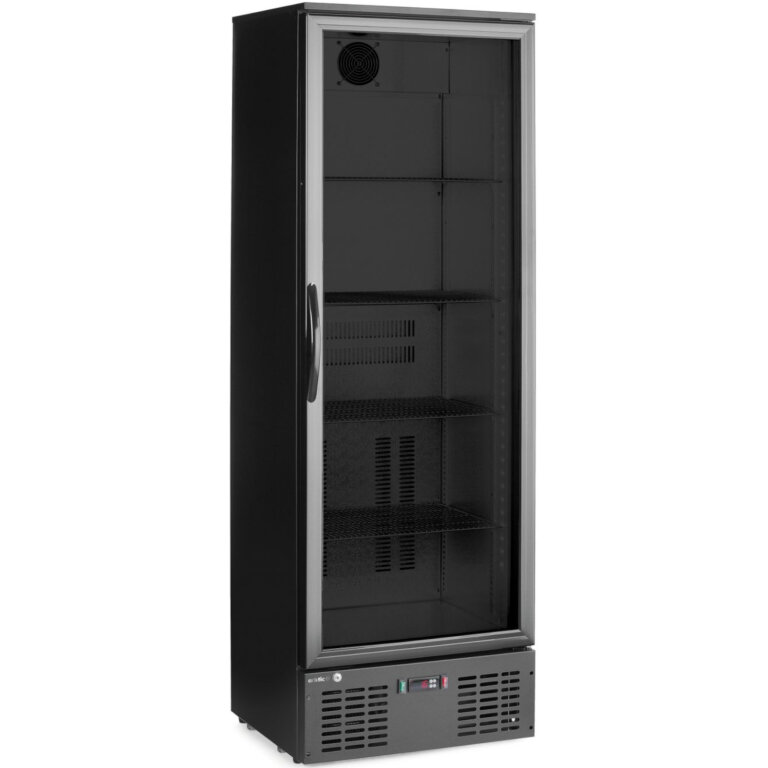 Lodówka chłodziarka barowa 1-drzwiowa 4 półki LED 243 l 195 W