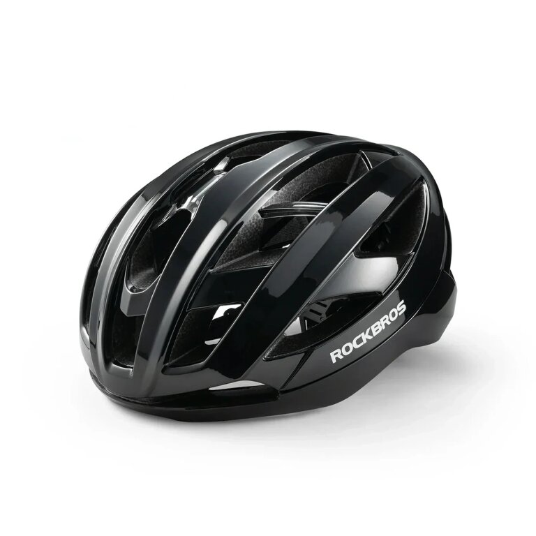Kask rowerowy z ramą wzmacniającą 58-62 cm - czarny