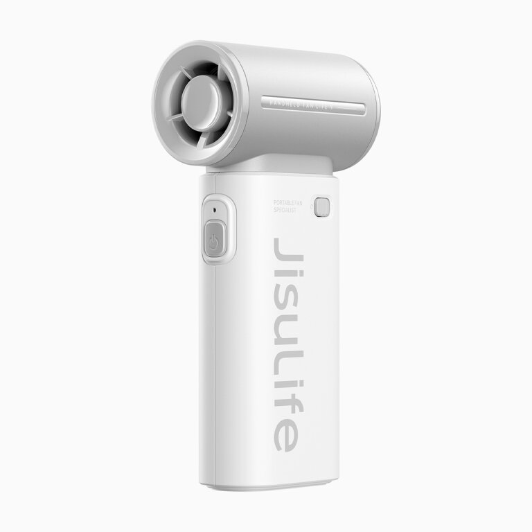 Mini dmuchawa wiatrak wentylator przenośny USB-C 3600mAh - szary
