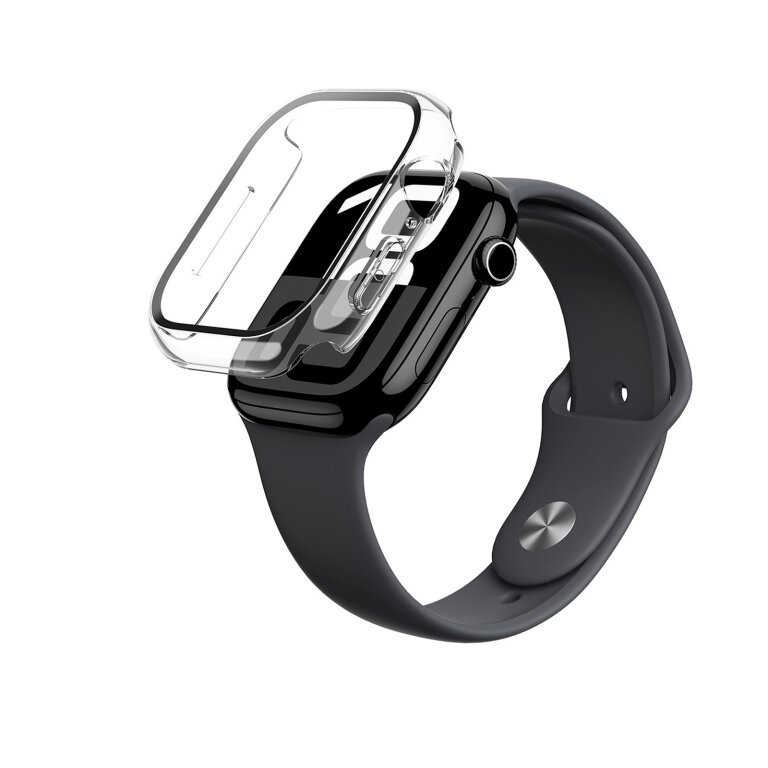 Etui ze szkłem hartowanym do Apple Watch 46mm Radix Glass - przezroczyste
