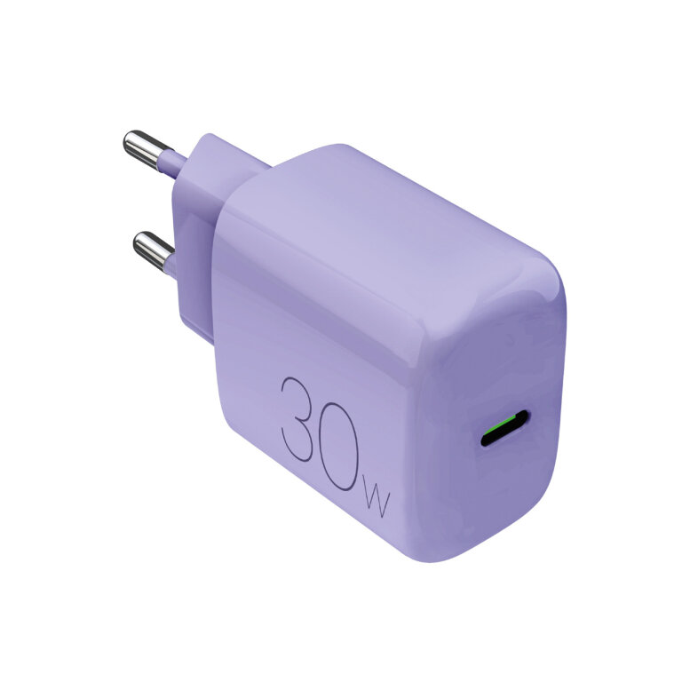Ładowarka sieciowa USB-C Pro Lite 30W - fioletowa (1)