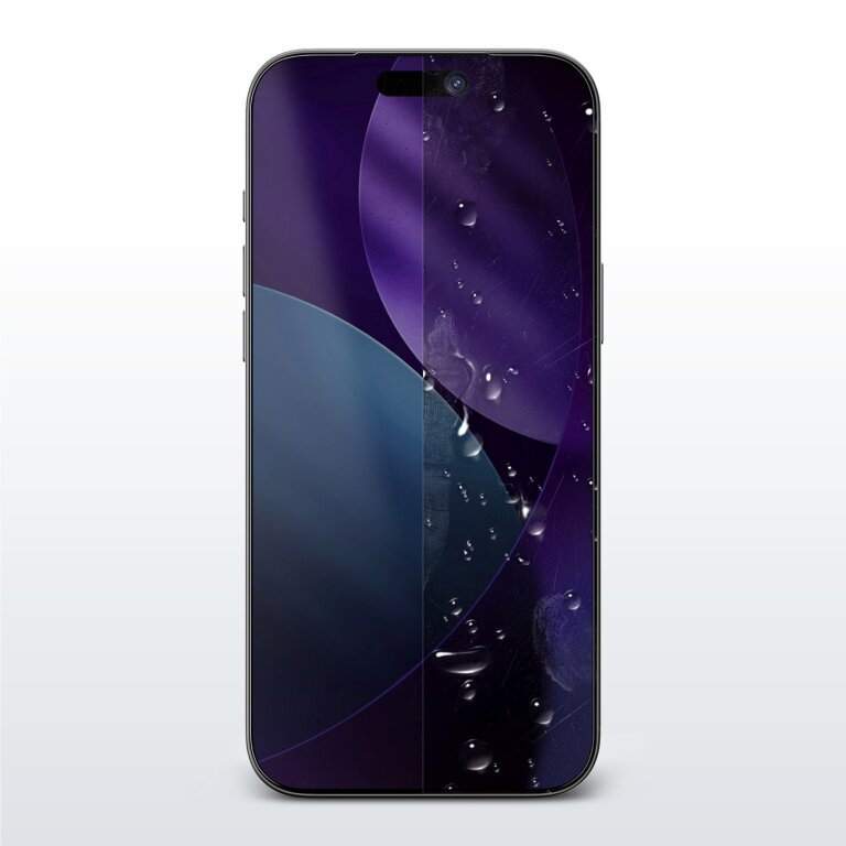 Szkło hartowane prywatyzujące na iPhone 17 Pro Titan Privacy FusionFilter 7 (5)