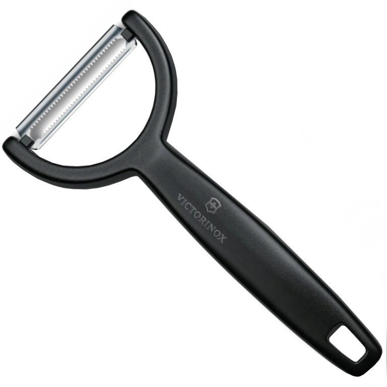 Obieraczka pozioma z ząbkowanym ostrzem YPSO dł. 145 mm - czarna