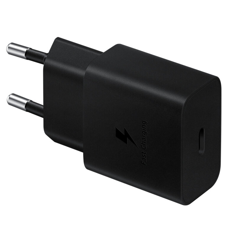 Ładowarka sieciowa USB-C 15W PD AFC + kabel USB-C czarny (2)