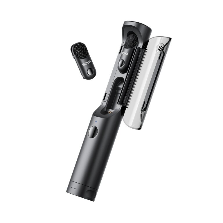 Zestaw mikrofonów bezprzewodowych 4w1 2.4GHz USB-C MAGIC-03 - czarny