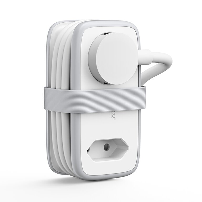 Listwa zasilająca 5w1 AC USB-A USB-C 15.5W - biała