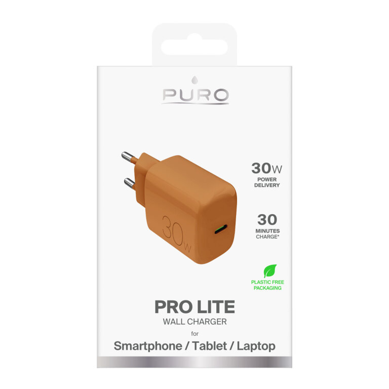 Ładowarka sieciowa USB-C Pro Lite 30W - pomarańczowa (2)