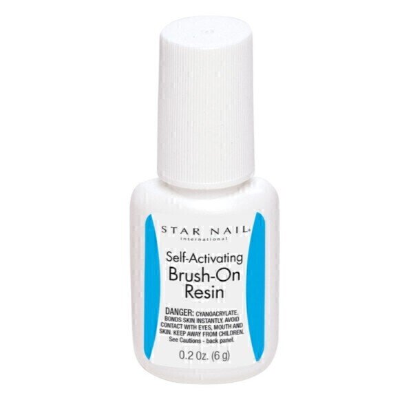 STAR NAIL Klej Resin bezbarwny z pędzelkiem 6 g