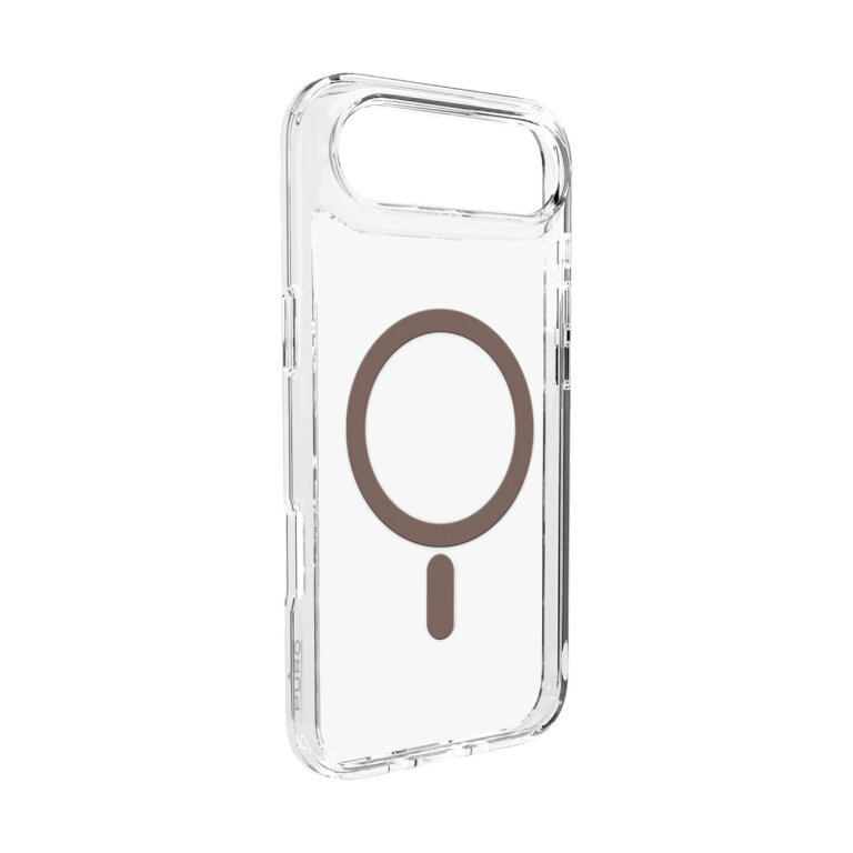 Etui plecki case na iPhone 17 Air TPU PC Lite Mag MagSafe - przezroczyste brązowy pierścień (1)