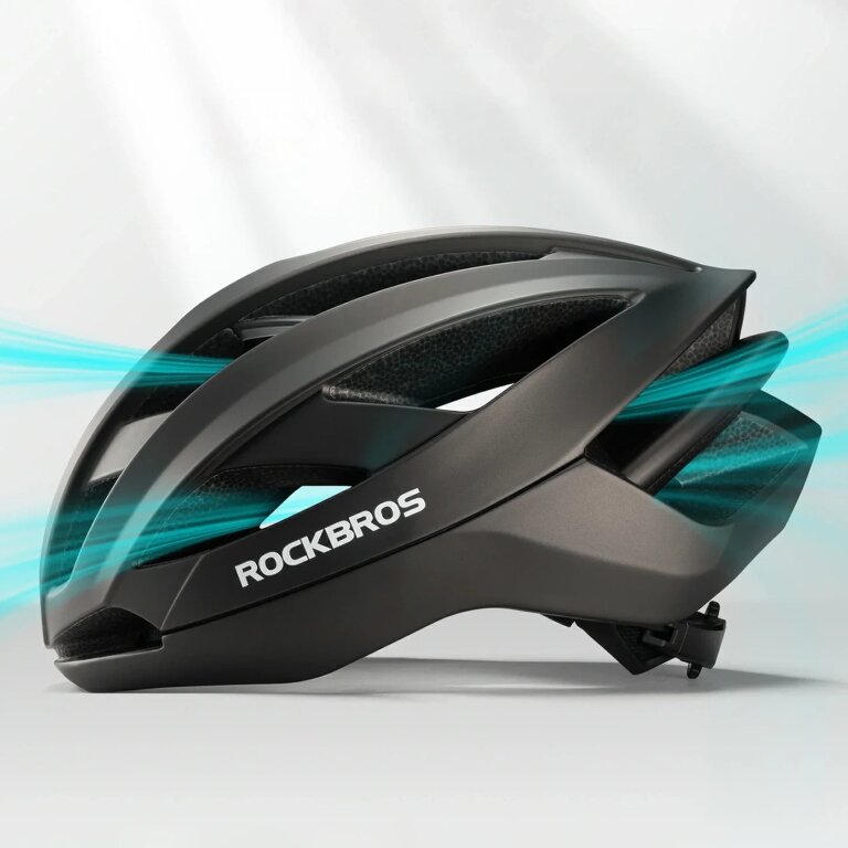 Kask rowerowy z ramą wzmacniającą 58-62 cm - czarny (5)