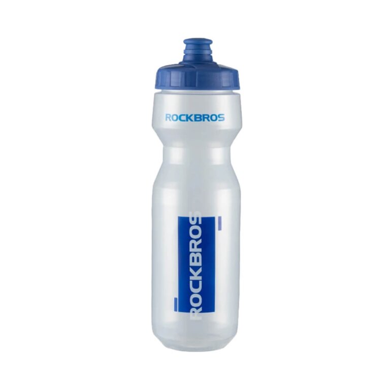 Bidon rowerowy butelka 750 ml - przezroczysto niebieska